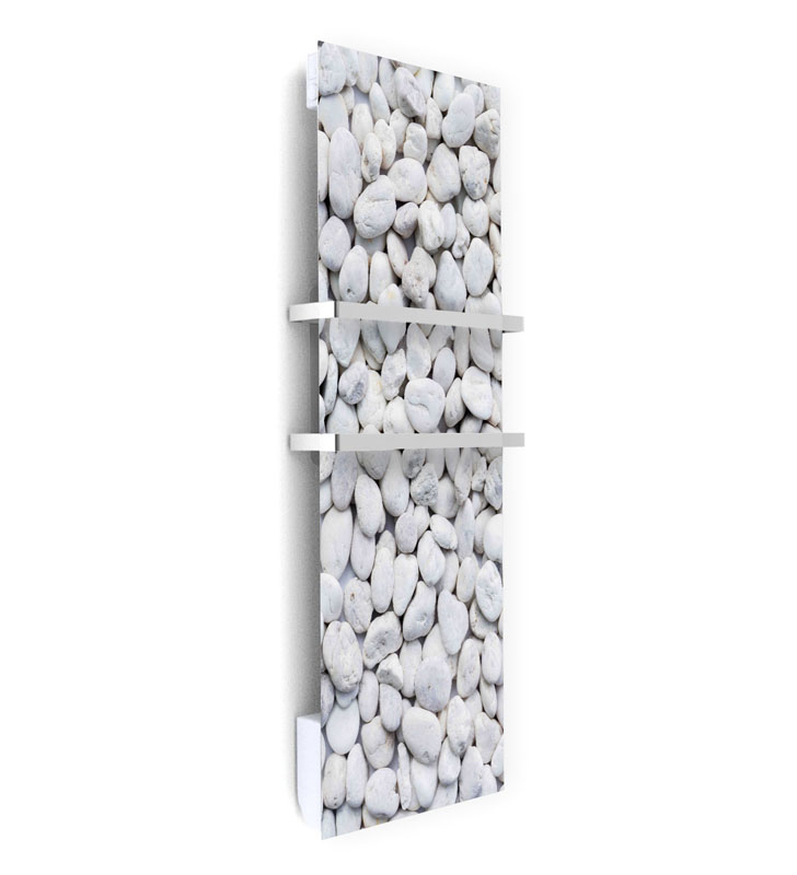 🔥 Radiateur Sèche-Serviette Soufflant | Galets Blancs | Chauffage Salle de Bain | Made in France – Image 2