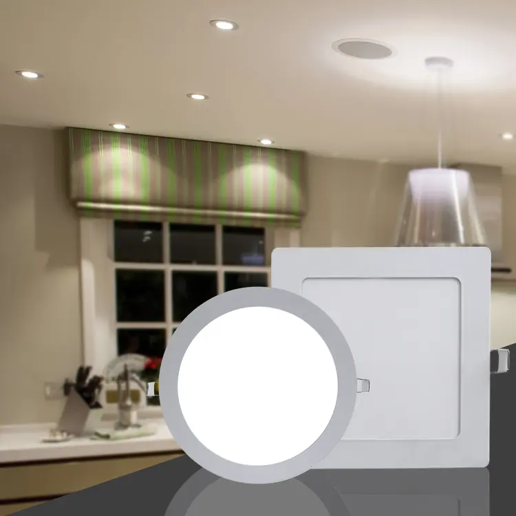 Spot LED encastrable 18W carre 223mm extra plat Lumière blanche 6500K LSPL18WC – Image 7