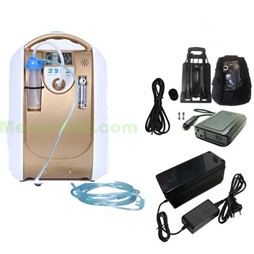 CONCENTRATEUR D’OXYGÈNE PORTABLE 5 LITRES AVEC BATTERIE – Image 6
