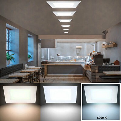 Spot LED encastrable 18W carre 223mm extra plat Lumière blanche 6500K LSPL18WC – Image 4