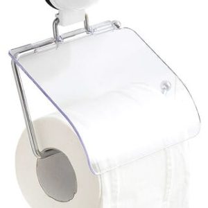 Support papier toilette Eurotrail à ventouse blanc charge max. 3 kg