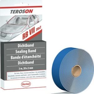 Bande étanch. Teroson RB VII 20 x 2 mm rouleau 3 m Blanc