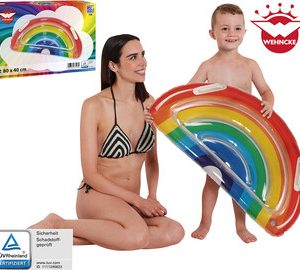 Surfer Rainbow HAPPY PEOPLE Matelas gonflable, multicolore
