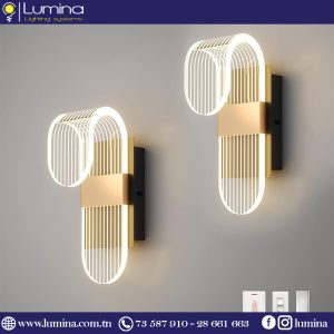 Applique murale Led moderne noir XX7033-BK