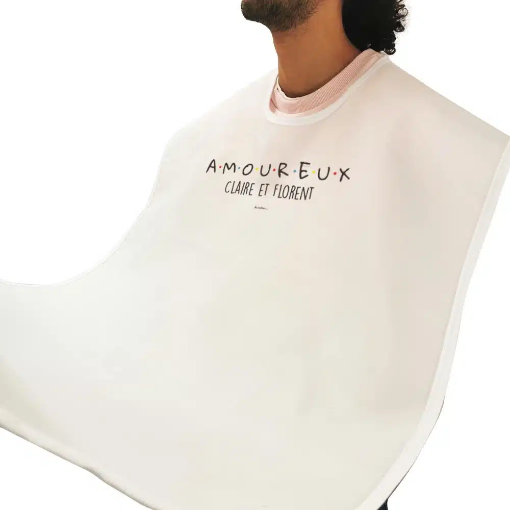 Tablier à barbe “AMOUREUX” personnalisé – Image 5