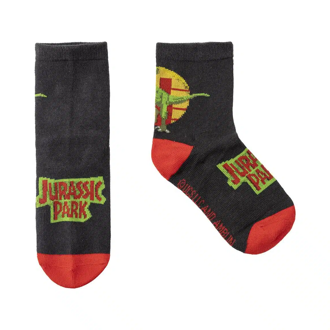 Lot de 5 Paires de chaussettes enfant Jurassic Park – Taille 23/26 – Image 7