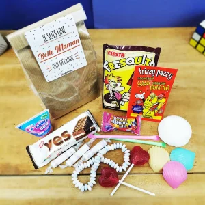 Sachet bonbon années 80 “Je suis une belle maman qui déchire”