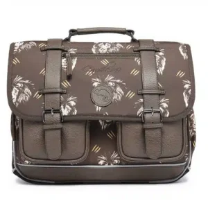 Cartable 38 cm vintage Taupe Lion – Caméléon – CP CE1 CE2