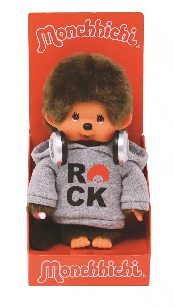 Peluche Monchhichi Kiki Rock (20 cm) – Image 2