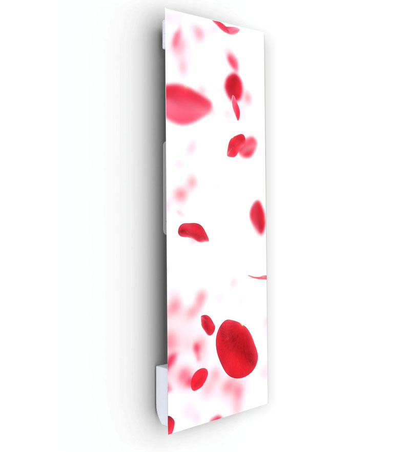 Radiateur Design Electrique Vertical Soufflant | 60×120 | 1750W 🔥 Fanmix | Confort & Economie | PĂ©tales de rose – Image 2