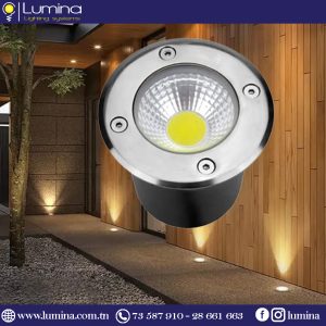 Spot Encastré Au Sol LED 5W COB IP67  3000K     Lumière Jaune
