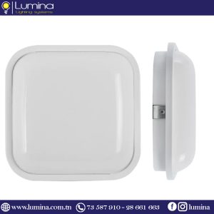 Applique murale & plafond Led Carré IP65 24W Lumière blanche 7000k