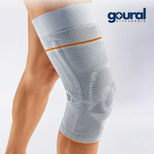 Genouillère ligamentaire et rotulienne Genu-Hit Confort avec anti-glisse (cuisse forte)