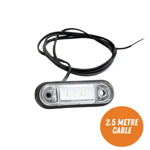 Feu de gabarit LED encastré avec câble long de 2.5 m